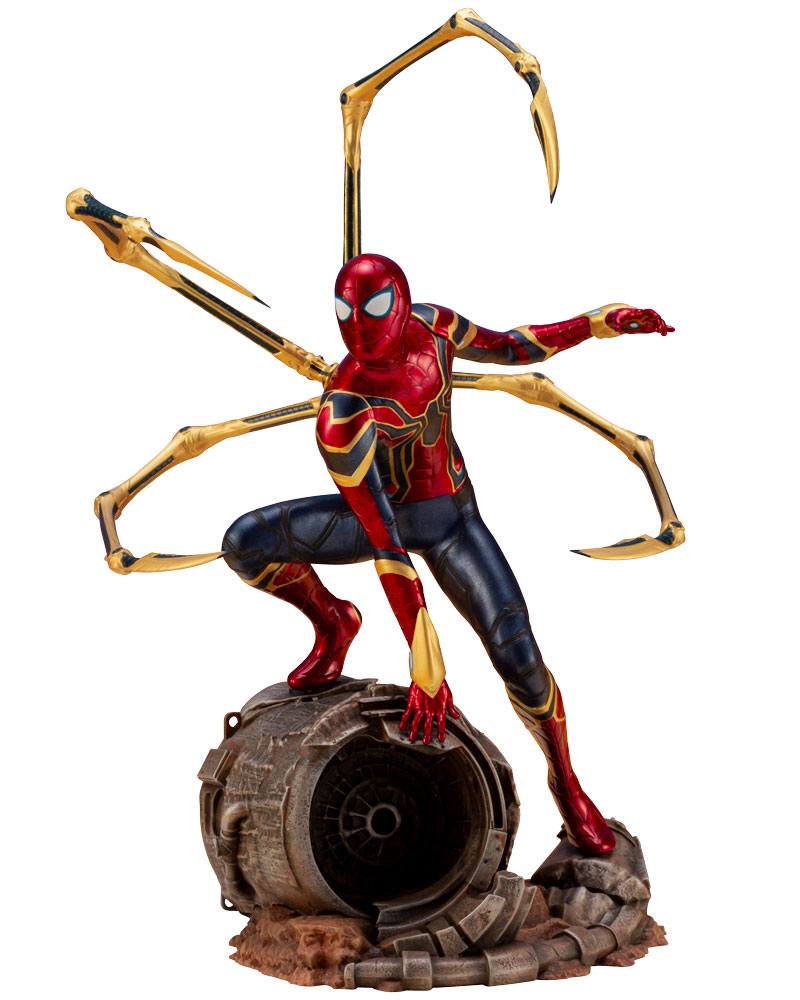 Avengers Infinity War Artfx Statua Pvc 110 Iron Spider 28 Cm