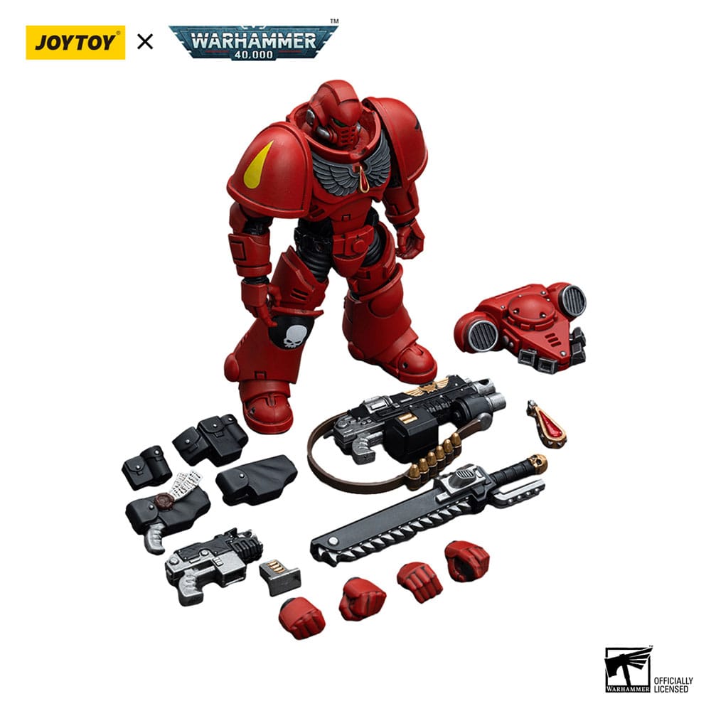 Joytoy Warhammer 40000 Blood Angels Intercessors Brother Marine 3 1/18 Scale Action Figure - Midtown Comics