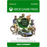 Abonament Xbox Game Pass 6 Miesięcy XONE