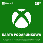 Karta Przedpłacona XBOX LIVE 20 XONE