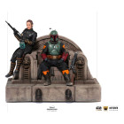 Star Wars The Mandalorian Deluxe Art Scale Statue 1/10 Boba Fett & Fennec on Throne 23 cm Hobby
