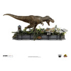 Jurassic Park Demi Art Scale Statue 1/20 T-Rex attacks Donald Gennaro 30 cm Hobby