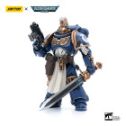 Warhammer 40k Action Figure 1/18 Ultramarines Primaris Company Champion Brother Parnaeus 12 cm Hobby