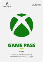 Microsoft Xbox Game Pass Core 6 Miesięcy Klucze