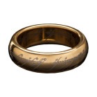 Lord of the Rings Tungsten Ring The One Ring (gold plated) Size 8 Hobby