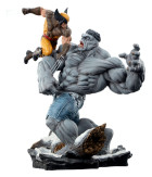 Marvel Statue Grey Hulk vs Wolverine 58 cm Hobby