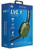 Sony LVL 1 Chat Headset for PS4 GREEN CAMO PS4