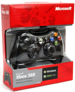 Pad przewodowy do Xbox 360 CZARNY
