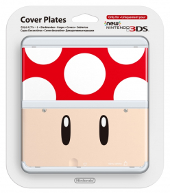 New 3DS Cover Plate 7 Toad czerwony