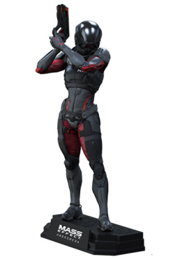 Mass Effect Andromeda Color Tops Action Figure Sara Ryder 18 cm