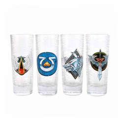 Warhammer Kieliszki 4-Pack Chapter