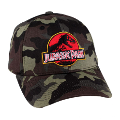 Jurassic Park Baseball Czapka Camouflage Logo