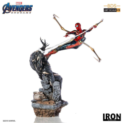 Avengers Endgame BDS Art Scale Statue 1/10 Iron Spider vs Outrider 36 cm