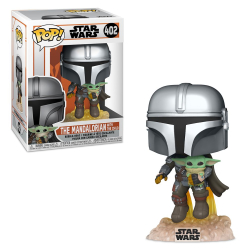 Star Wars The Mandalorian POP! Mando Flying w/ Jet Pack 9 cm nr 402