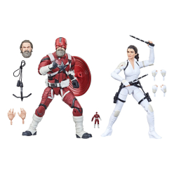 Black Widow Marvel Legends Action Figure 2-Pack 2021 Red Guardian & Melina 15 cm