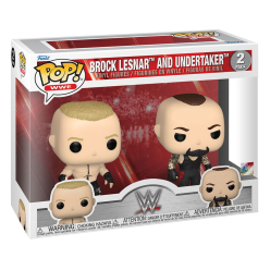WWE POP! Vinyl Figures 2-Pack Lesnar/Undertaker 9 cm