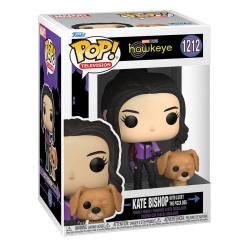 Hawkeye POP & Buddy Vinyl Figure Kate Bishop w/Lucky the Pizza Dog 9 cm nr. 1212
