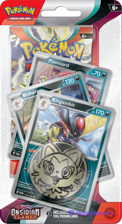 Pokémon TCG: Scarlet & Violet - Obsidian Flames - Premium Checklane Kingambit blister