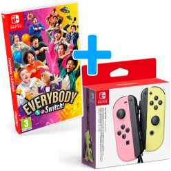 Everybody 1-2 Switch + Komplet Joy Con Pink/Yellow