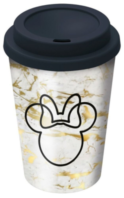 Kubek Minnie Small Plastic Double-Walled Coffee Tumbler 390m