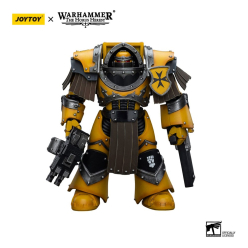 Warhammer Action Figure 1/18 Imperial Fists Legion Cataphractii Terminator Squad Legion Cataphractii with Chainfist 12 cm