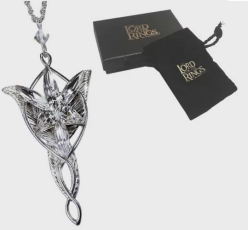 Lord of the Rings Pendant Arwen´s Evenstar (silver plated)