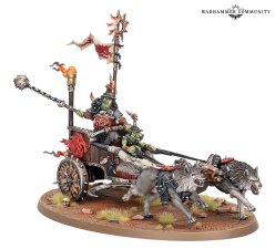 Warhammer Age Of Sigmar : Snarlboss on War-Wheela