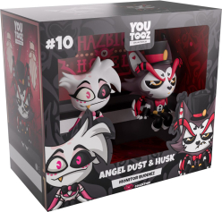 Hazbin Hotel Figurka Vinyl Angel Dust & Husk Monitor Buddiez nr 10