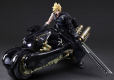 Final Fantasy VII Advent Children Play Arts Kai Figurka Cloud Strife and Fenrir 28 cm