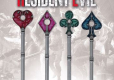 Resident Evil 2 Replica 1/1 R.P.D Key Collection