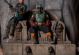 Star Wars The Mandalorian Deluxe Art Scale Statue 1/10 Boba Fett & Fennec on Throne 23 cm