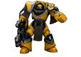 Warhammer Action Figure 1/18 Imperial Fists Legion Cataphractii Terminator Squad Legion Cataphractii with Heavy Flamer 12 cm