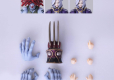 Final Fantasy IX Bring Arts Action Figures Kuja & Amarant Coral 16 - 18 cm