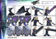Final Fantasy VII Rebirth Statues 2-Pack 1/4 Cloud Strife vs Sephiroth 69 cm