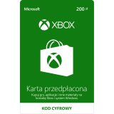 Karta Przedpłacona XBOX LIVE 200 XONE