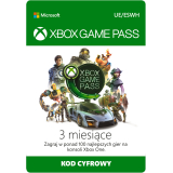 Abonament Xbox Game Pass 3 Miesiące XONE