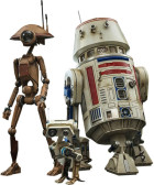 Star Wars The Mandalorian Action Figures 1/6 R5-D4, Pit Droid, & BD-72 Hobby