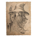 The Hobbit Art Print Portrait of Gandalf the Grey 21 x 28 cm Hobby