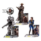 Fallout Movie Maniacs Action Figure 3-Pack Lucy & Maximus & The Ghoul (GITD) (Gold Label) 15 cm Hobby