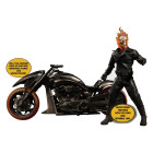 Ghost Rider Action Figure & Vehicle with Sound & Light Up 1/12 Ghost Rider & Hell Cycle Hobby