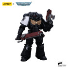 Warhammer 40k Action Figure 1/18 Space Marines Black Templars Outriders Brother Valtus 14 cm Hobby