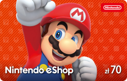 Kod doładowujący Nintendo eShop Card 70