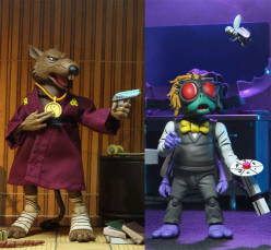 Teenage Mutant Ninja Turtles Action Figure 2-Pack Splinter & Baxter 18 cm