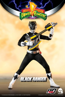 Mighty Morphin Power Rangers FigZero 1/6 Black Ranger 30 cm