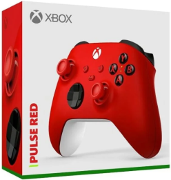 Microsoft Kontroler bezprzewodowy Pulse Red (Outlet)