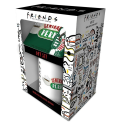 Zestaw prezentowy Przyjaciele kubek, podkładka, brelok