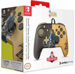 PDP Pad przewodowy FACEOFF Delux+ Audio ZELDA