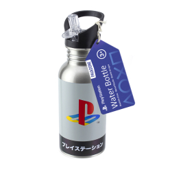 Butelka metalowa Playstation ze słomką Heritage