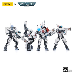 Warhammer 40k Action Figure 4-Pack 1/18 T'au Empire Fire Warriors 11 cm