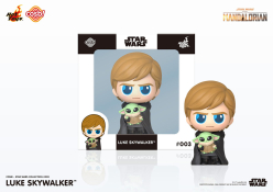Star Wars: The Mandalorian Cosbi Mini Figure Luke Skywalker Grogu 8 cm